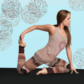 さくらんぼ赤、ピンクの大理石 レギンス