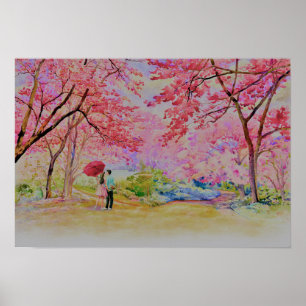 さくらんぼ道絵画路 ポスター