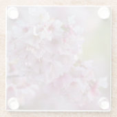 さくらんぼ開花3月 ガラスコースター (裏面)