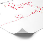 さくらんぼ離れレシピカード ポスター (角)