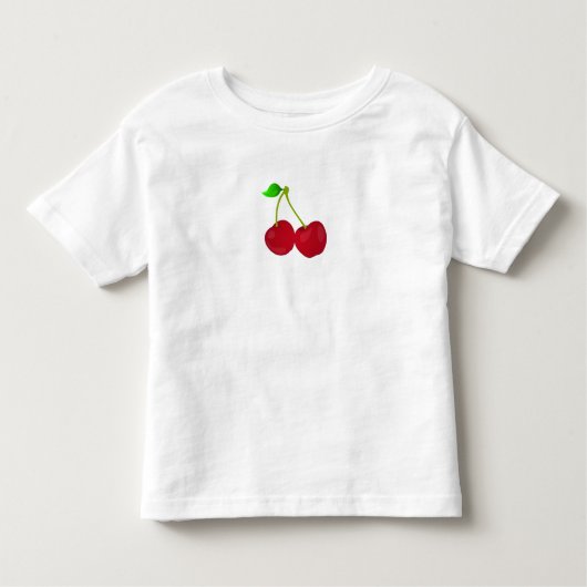 さくらんぼ風味のベビーTシャツ トドラーTシャツ (正面)