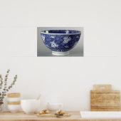 さくらんぼ飾の花付きボウル ポスター (キッチン)