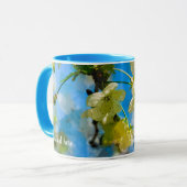 さくらんぼ魅力的の花 マグカップ (正面左)