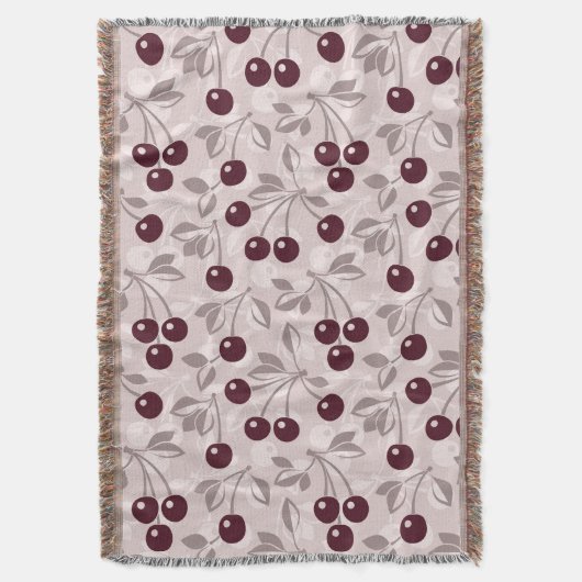 さくらんぼ2と模造して下さい スローブランケット (正面縦)