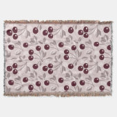 さくらんぼ2と模造して下さい スローブランケット (正面)