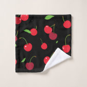 さくらんぼ2 バスタオルセット (ウォッシュタオル)