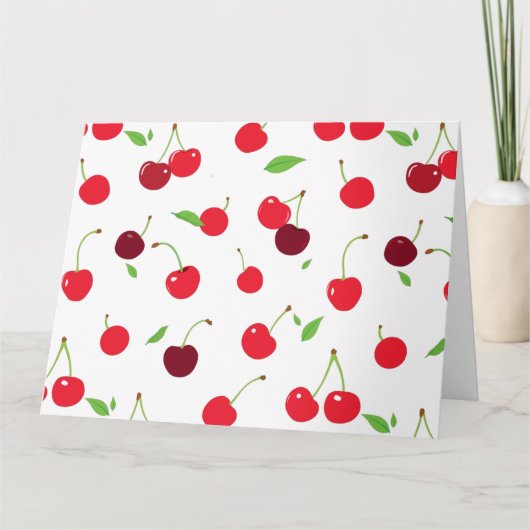 さくらんぼ4 サンキューカード (正面)