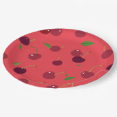 さくらんぼ5 ペーパープレート (アングル)