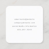 さくらんぼ |イベントプランナー スクエア名刺 (裏面)