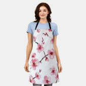 さくらんぼ エプロン (着用した状態)