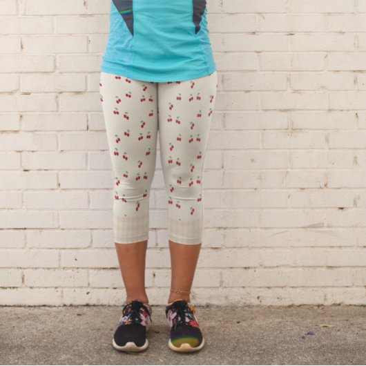 さくらんぼ カプリレギンス