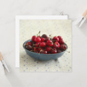 さくらんぼ カード (正面/裏面インサイチュ)