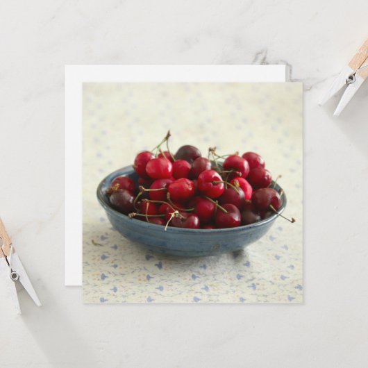 さくらんぼ カード (正面/裏面インサイチュ)