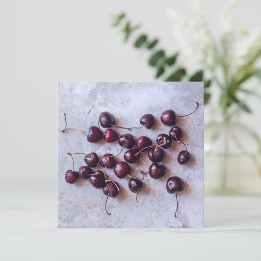 さくらんぼ カード (スタンド正面)