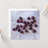 さくらんぼ カード (正面/裏面インサイチュ)