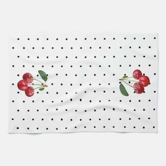 さくらんぼ キッチンタオル (横)