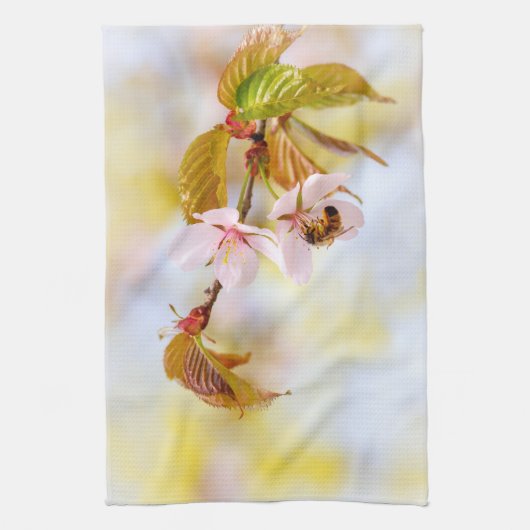 さくらんぼ キッチンタオル (縦)