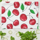 さくらんぼ キッチンタオル (折り畳み)