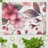 さくらんぼ キッチンタオル (折り畳み)