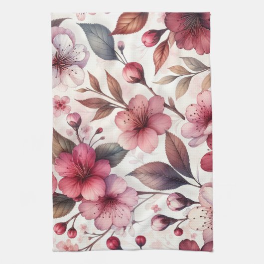 さくらんぼ キッチンタオル (縦)