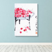 さくらんぼ キャンバスプリント (インサイチュ (ウッドフロア))