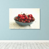 さくらんぼ キャンバスプリント (インサイチュ (ウッドフロア))