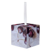 さくらんぼ キューブオーナメント (裏面アングル)