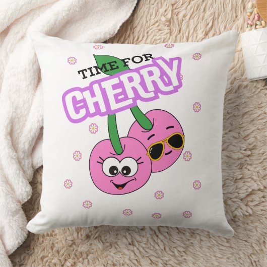 さくらんぼ クッション (ブランケット)