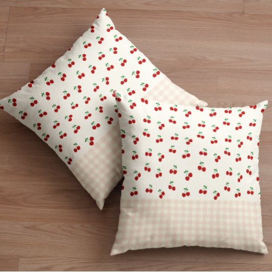 さくらんぼ クッション