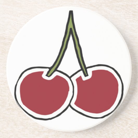 さくらんぼ コースター (正面)