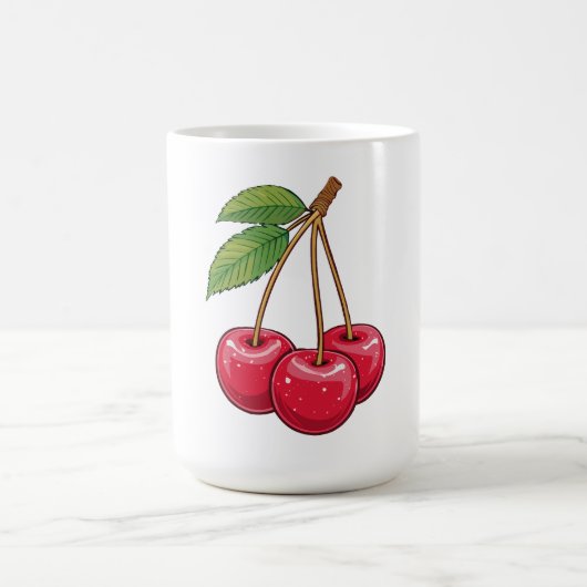 さくらんぼ コーヒーマグカップ (中央)