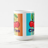 さくらんぼ コーヒーマグカップ (中央)