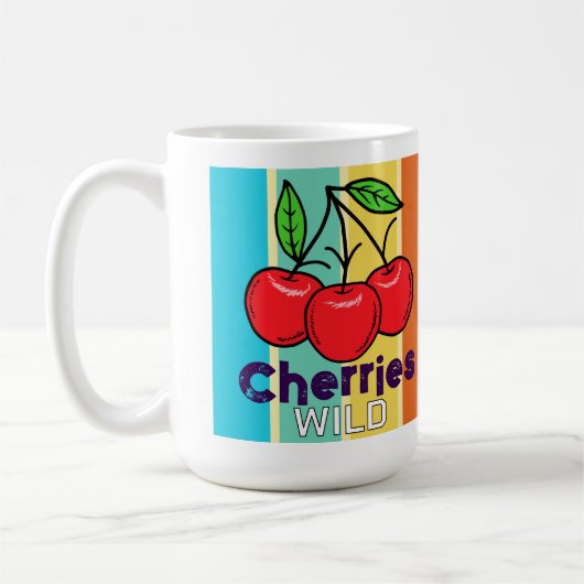 さくらんぼ コーヒーマグカップ (左)