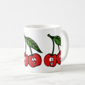 さくらんぼ コーヒーマグカップ (正面右)