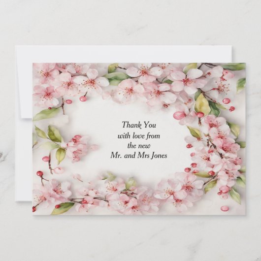 さくらんぼ サンキューカード (正面)