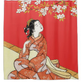 さくらんぼ シャワーカーテン (正面)