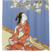 さくらんぼ シャワーカーテン (正面)