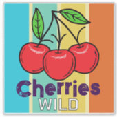 さくらんぼ シール (正面)