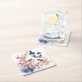 さくらんぼ スクエアペーパーコースター (インサイチュ)