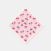 さくらんぼ スタンダードカクテルナプキン (角)