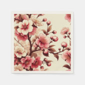 さくらんぼ スタンダードカクテルナプキン (正面)