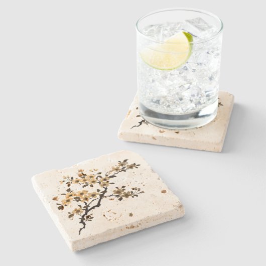 さくらんぼ ストーンコースター (横)