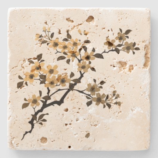 さくらんぼ ストーンコースター (正面)