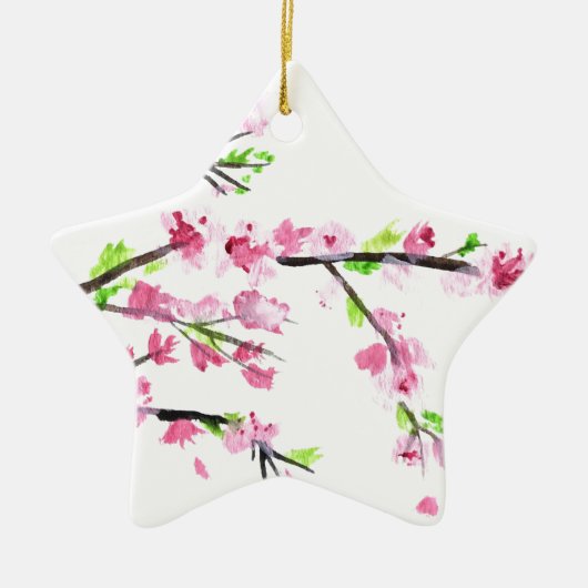 さくらんぼ セラミックオーナメント (正面)