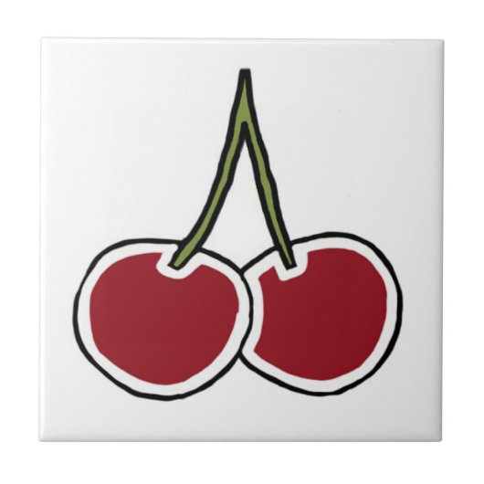 さくらんぼ タイル (正面)