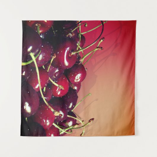 さくらんぼ タペストリー (正面(横))