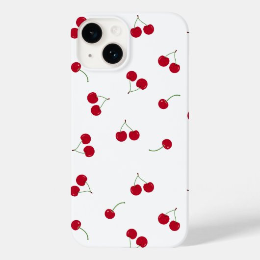 さくらんぼ チェリー Case-Mate iPhoneケース (裏面)
