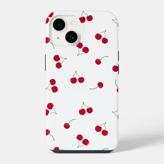 さくらんぼ チェリー iPhoneケース (裏面)