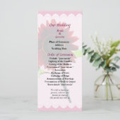 さくらんぼ&チョコレートヒマワリ結婚式 プログラム (スタンド正面)