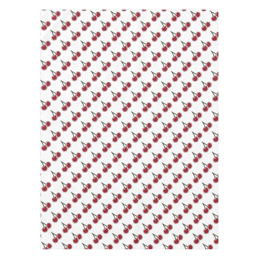 さくらんぼ テーブルクロス (正面)